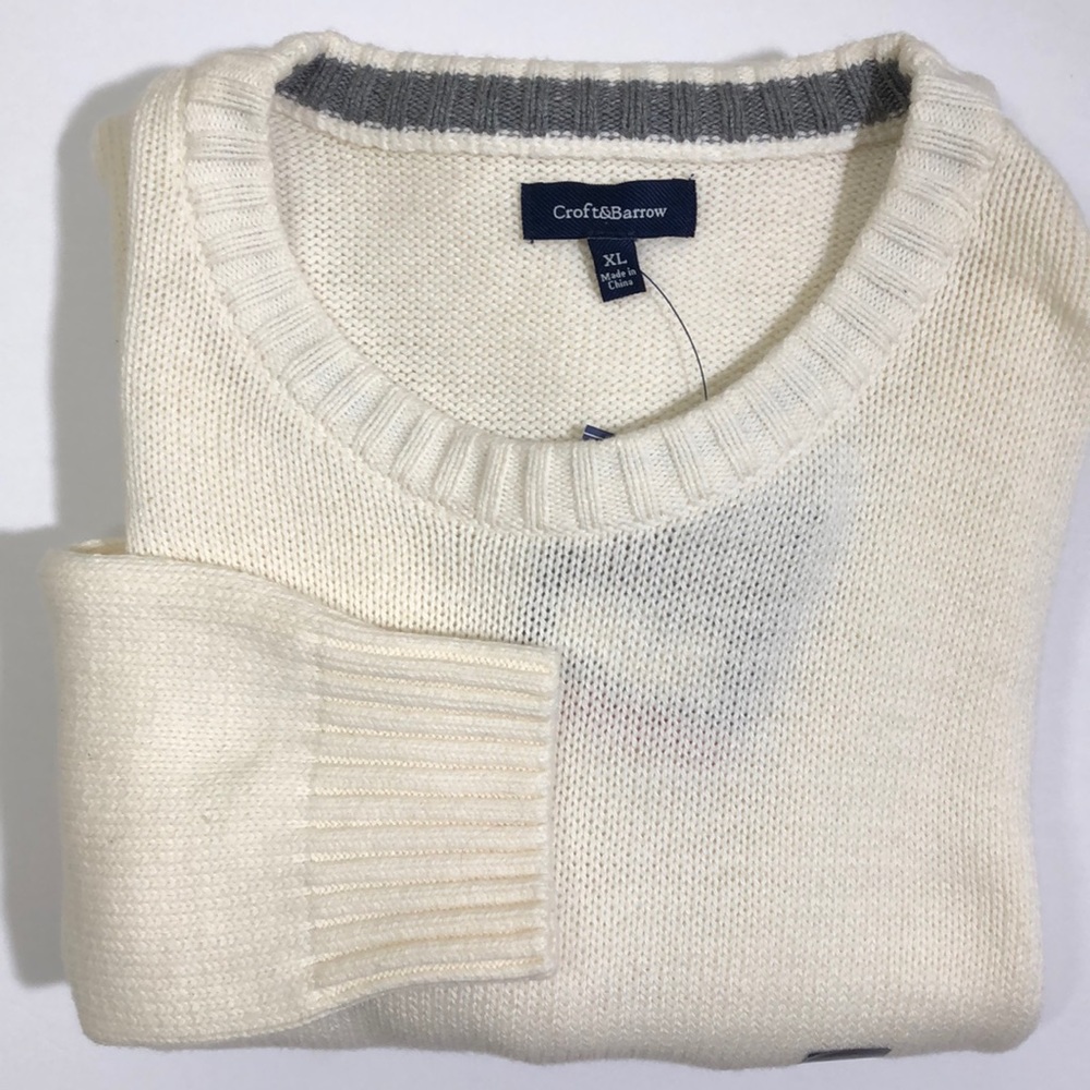 NWT Croft & Barrow Knit Crewneck Sweater | XL